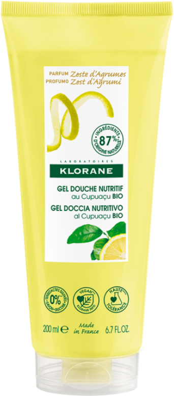 Gel Doccia Nutritivo Zest D'Agrumi Klorane 200ml