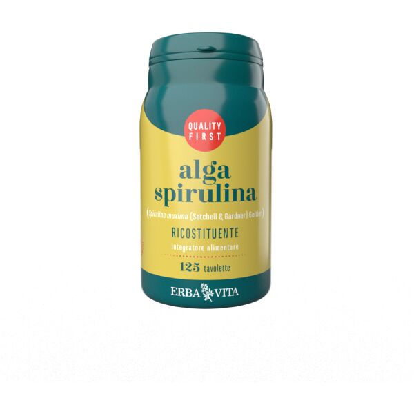 erba vita alga spirulina 125 tavolette 400mg erbavita