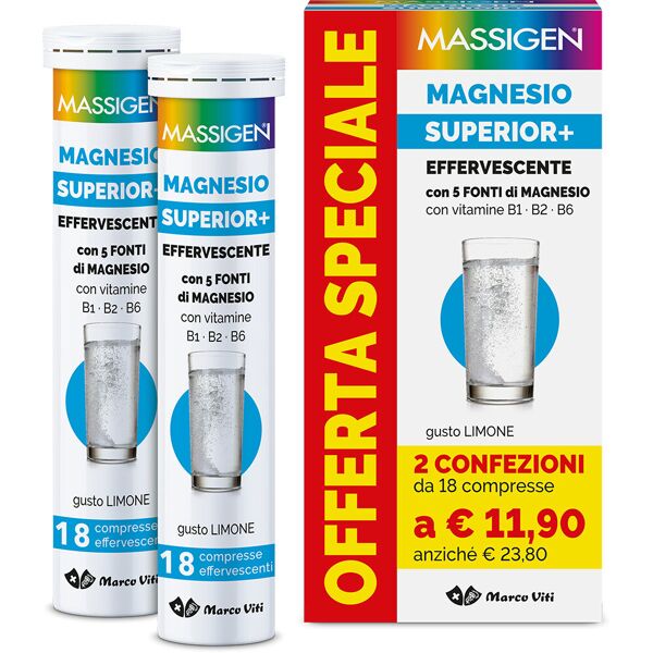 marco viti farmaceutici spa massigen abbinata magnesio superior+ effervescente