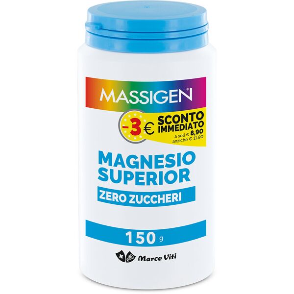 marco viti farmaceutici spa massigen magnesio superior promo 150g