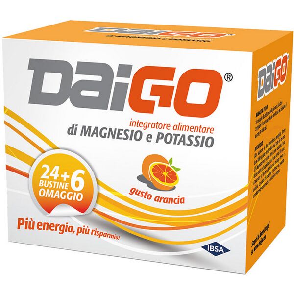 ibsa farmaceutici italia srl daigo arancia 24+6 bustine magnesio potassio