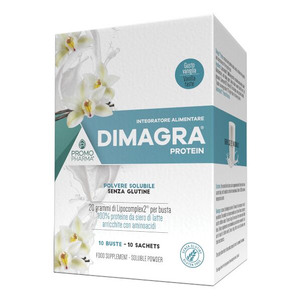 promopharma spa dimagra protein vaniglia 10 buste