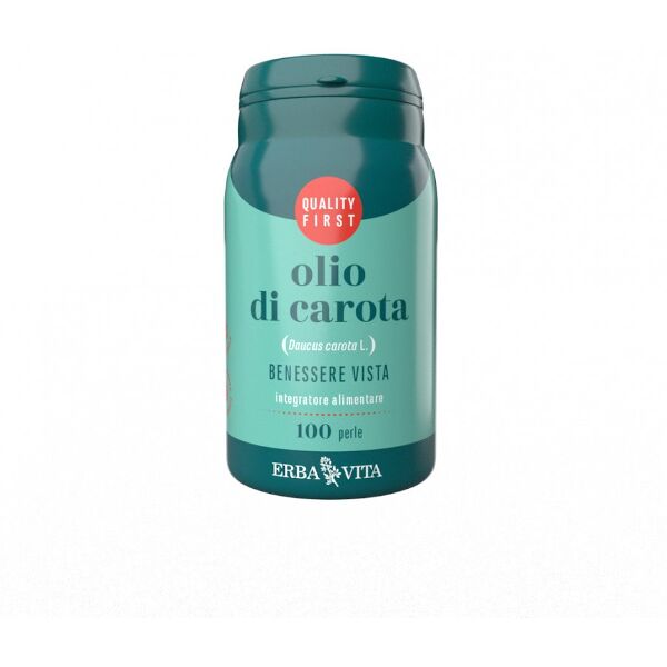 erba vita olio carota 100 perle erbavita