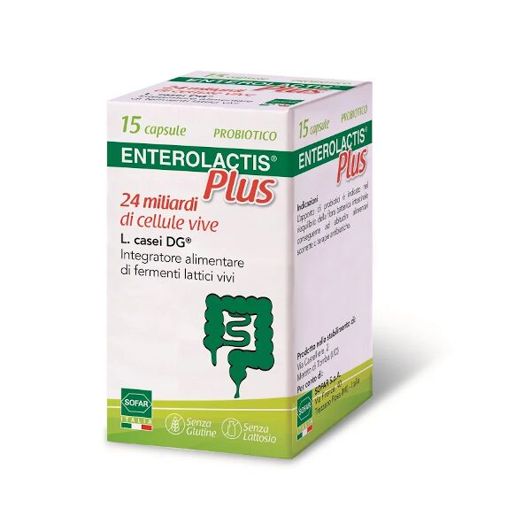 alfasigma paraf enterolactis plus 15 capsule