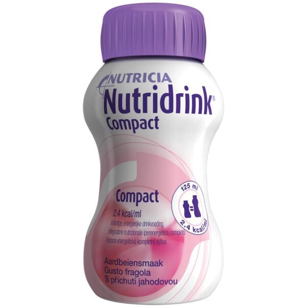 danone nutricia nutridrink compact fibre fragola 125 ml 4 pezzi