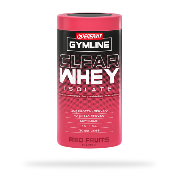 gymline clear whey isolate red fruit enervit® 480g