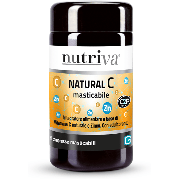 giuriati group srl nutriva natural c 60 compresse masticabili