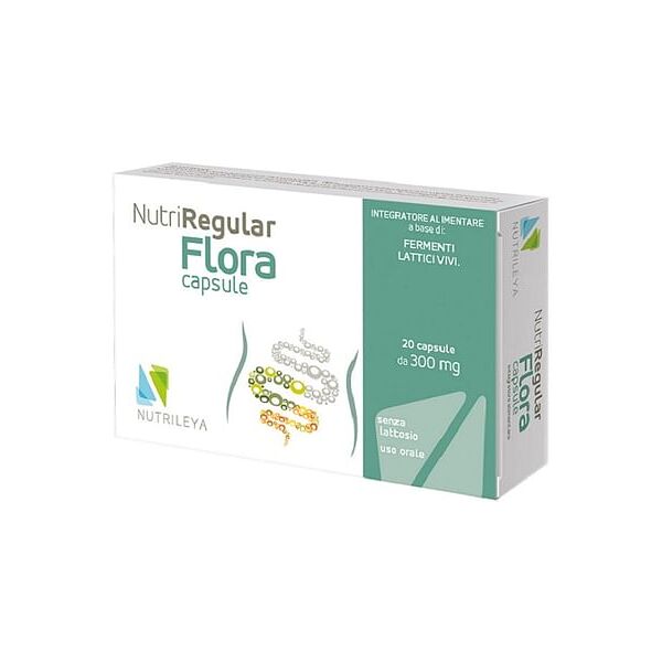 nutrileya srl nutriregular flora 20 capsule