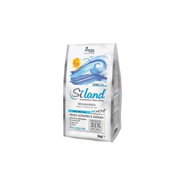 aurora biofarma vet siland diet adult mini pesce monoproteico crocchette 3 kg