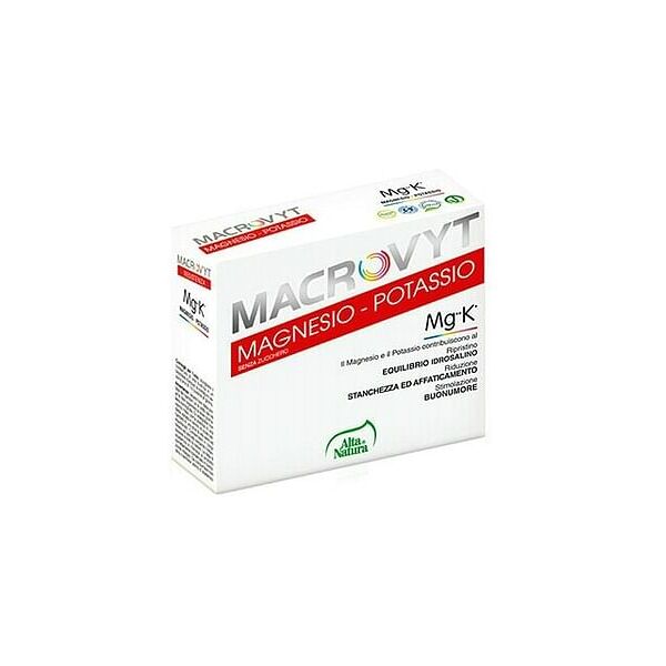 alta natura-inalme srl macrovyt magnesio/potassio 18 bustine