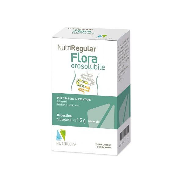 nutrileya srl nutriregular flora 14buste oro