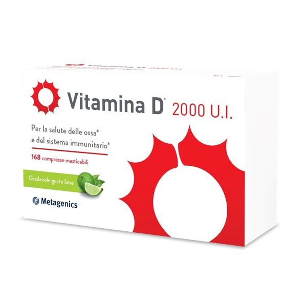 metagenics belgium bvba vitamina d 2000 u.i. 168 compresse masticabili