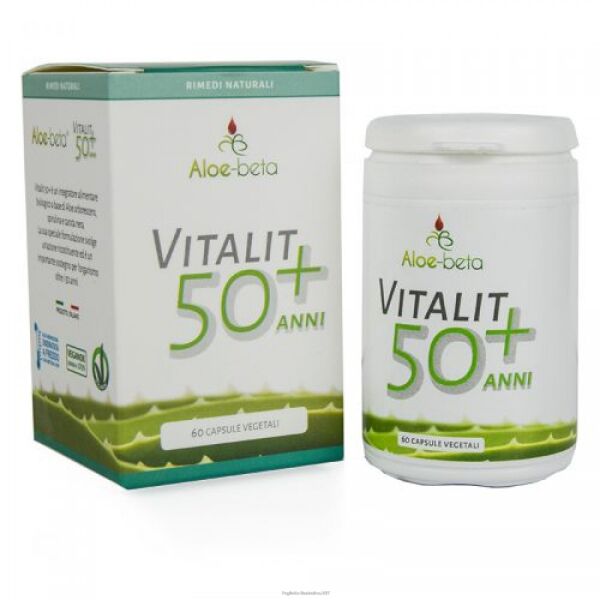 hdr srl aloe beta vitalit 50+ anni integratore alimentare biologico 60 capsule