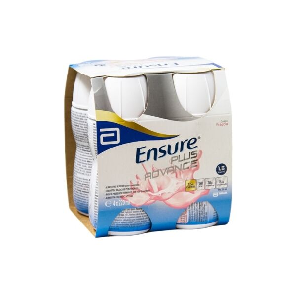 abbott ensure plus-advance fragola 4x220ml