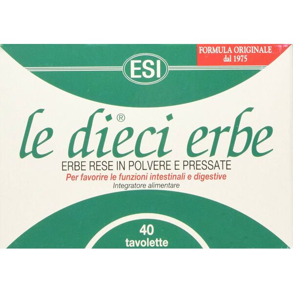 esi srl le dieci erbe 40 tavolette