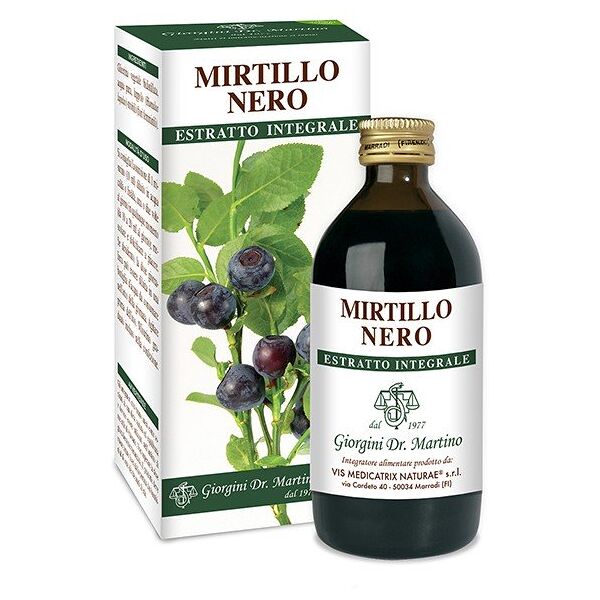 dr.giorgini ser-vis srl mirtillo nero estratto integrale 200 ml