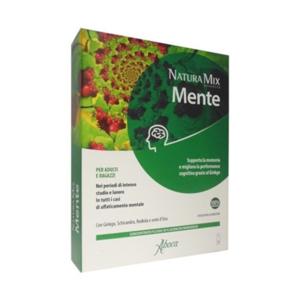 aboca spa societa' agricola natura mix advanced mente 10 flaconcini