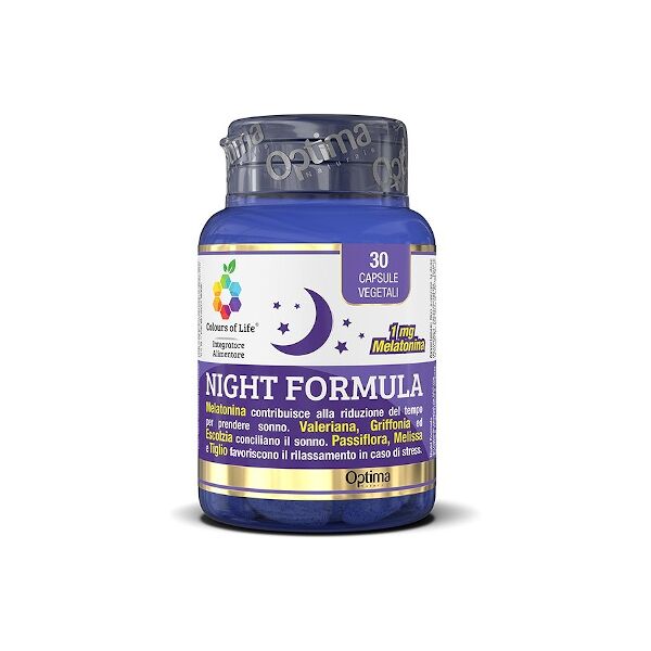 optima naturals srl night formula 30 capsule colours