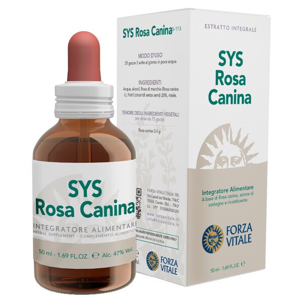 forza vitale italia srl sys rosa canina gocce  50ml forza vitale