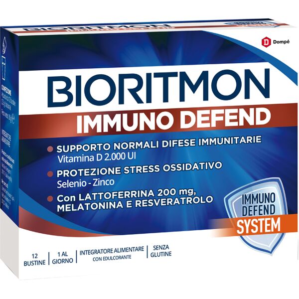 dompe  farmaceutici spa bioritmon immuno defend 12 bustine