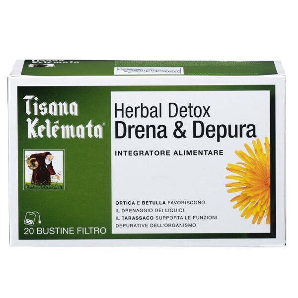 kélemata tisana herbal detox drena & depura 20 bustine
