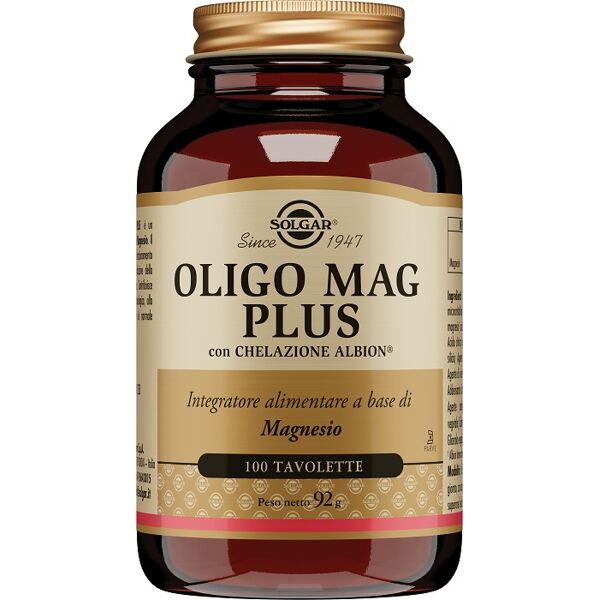 solgar it. multinutrient spa oligo mag plus 100 tav.solgar