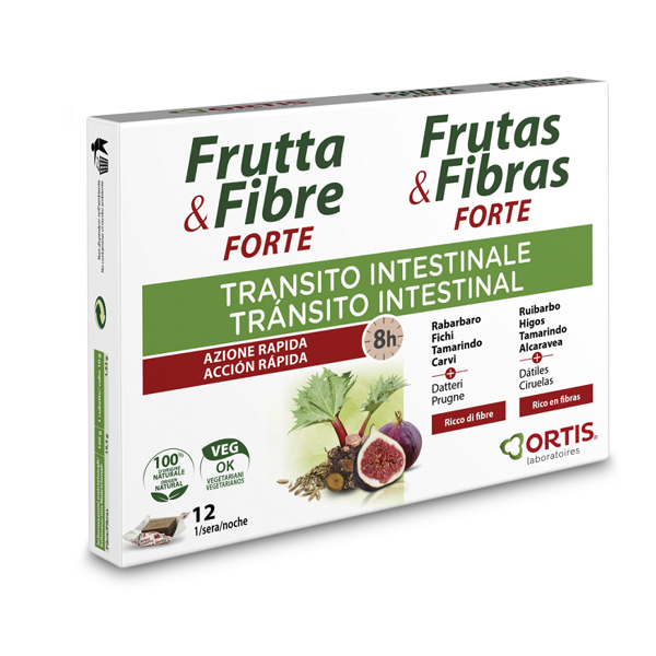 ortis lab. frutta & fibre forte 12cub