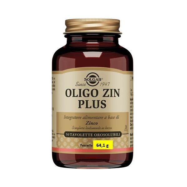 solgar it. multinutrient spa oligo zin plus 100tav solgar