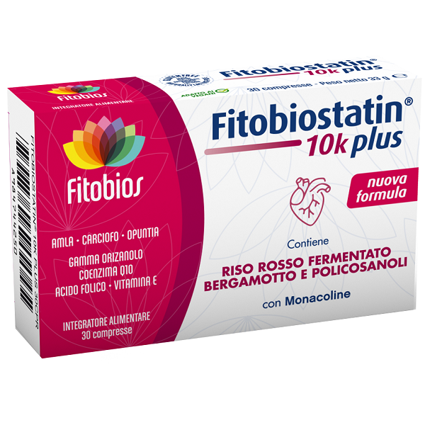 fitobios srl fitobiostatin 10k plus 30cpr