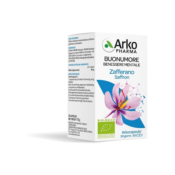 arkofarm srl arkocps zafferano bio 30cps