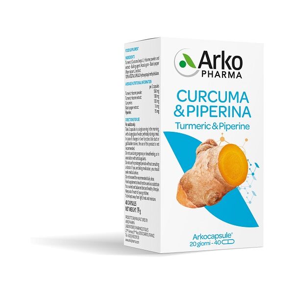 arkofarm srl arkocps curcuma+piperina 40cps