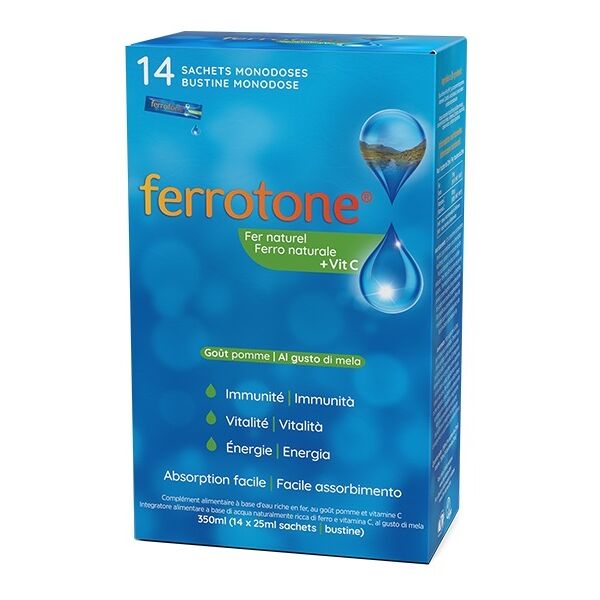 schwabe pharma italia srl ferrotone apple 14 bustine