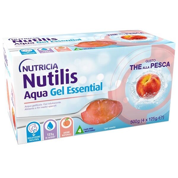danone nutricia spa soc.ben. nutricia nutilis aqua essential gel the alla pesca 4x125g