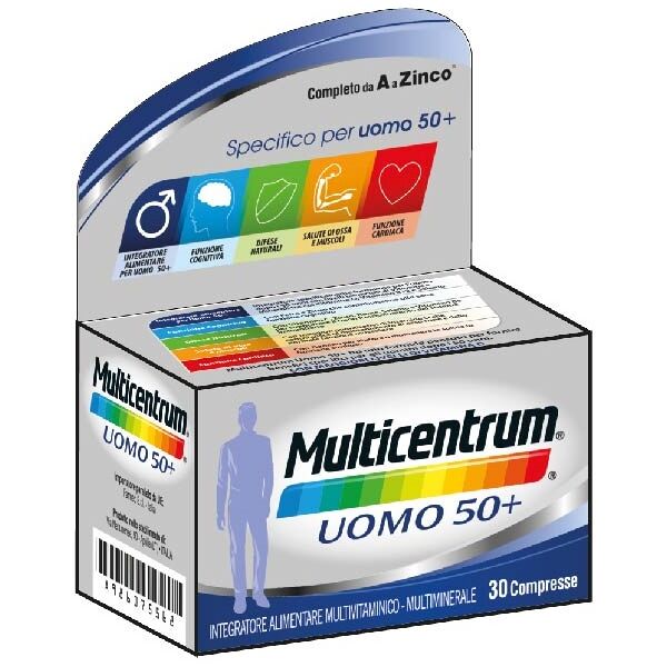 farmed srl multicentrum uomo 50+ 30cpr