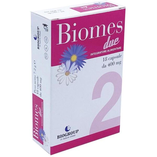 biogroup spa societa' benefit biomes due 18 cps 400mg