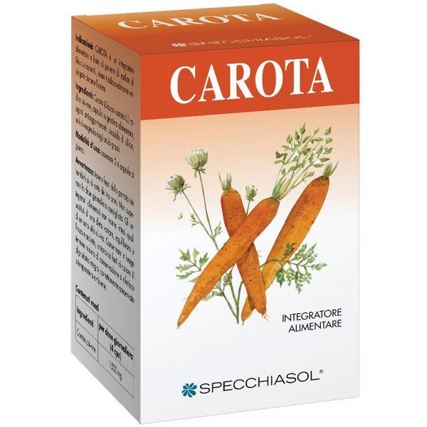 specchiasol srl carota succo concentrato e disidratato 75 capsule