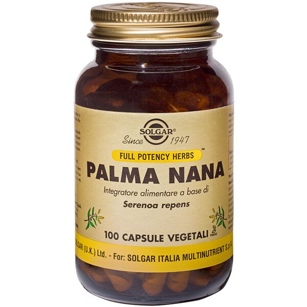 solgar it. multinutrient spa solgar palma nana 100 capsule vegetali