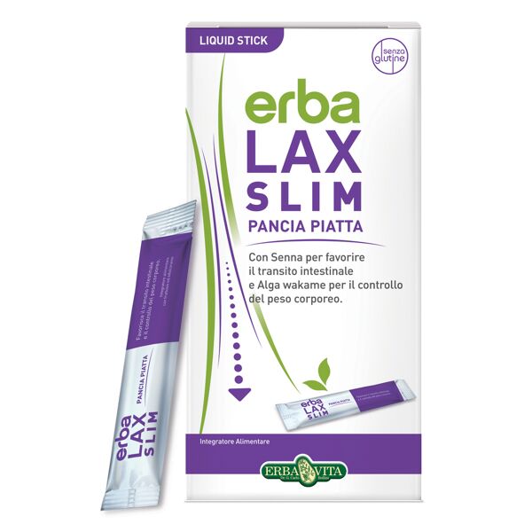 erba vita erbalax slim pancia piatta 12 stick liquidi 10ml erbavita