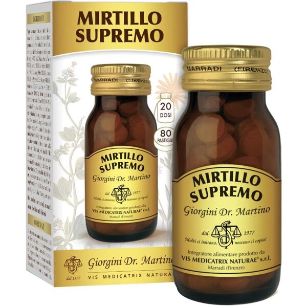 dr.giorgini ser-vis srl mirtillo supremo pastiglie 40g giorgini