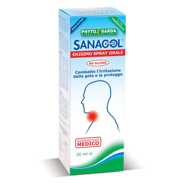 named srl sanagol erisimo spray orale gola infiammata senza alcol 20ml