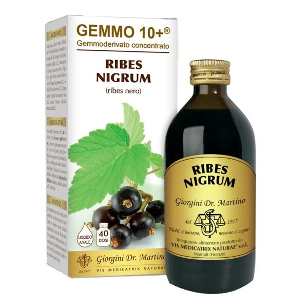 dr.giorgini ser-vis srl ribes nigrum (ribes nero) gemmo10+ 200ml giorgini