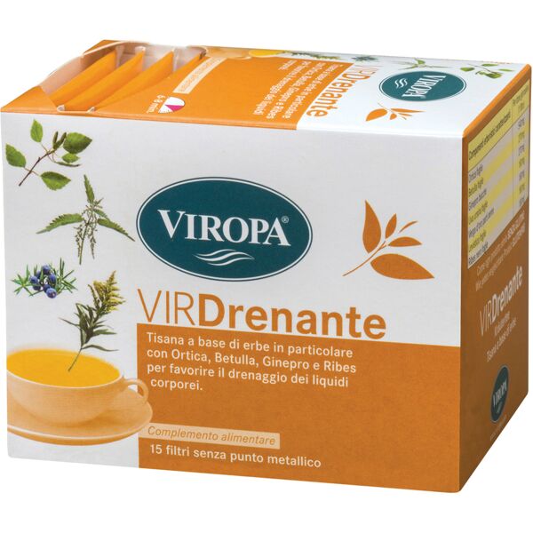 viropa import srl viropa drenante tisana 15bust