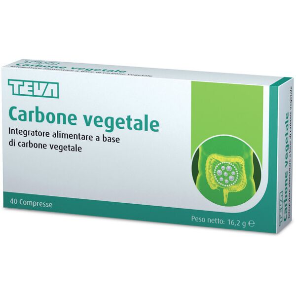 teva italia srl carbone veg.40 cpr teva