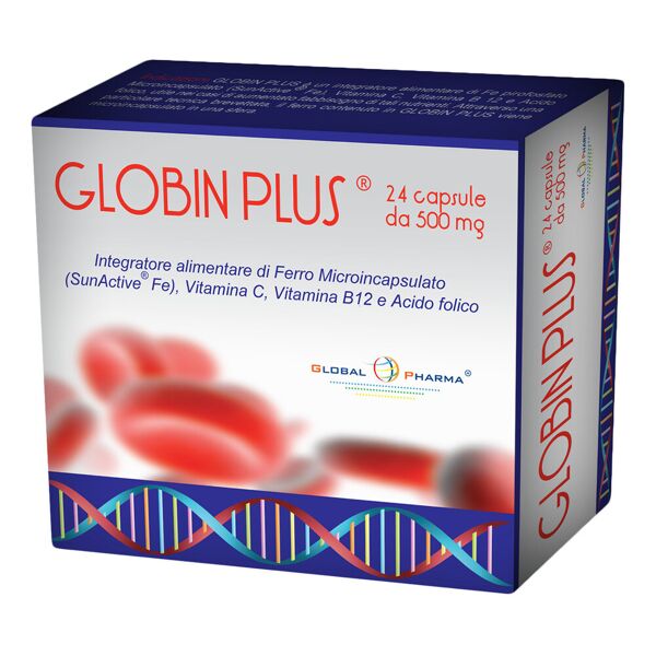 global pharma srl globin plus 24 cps 500mg