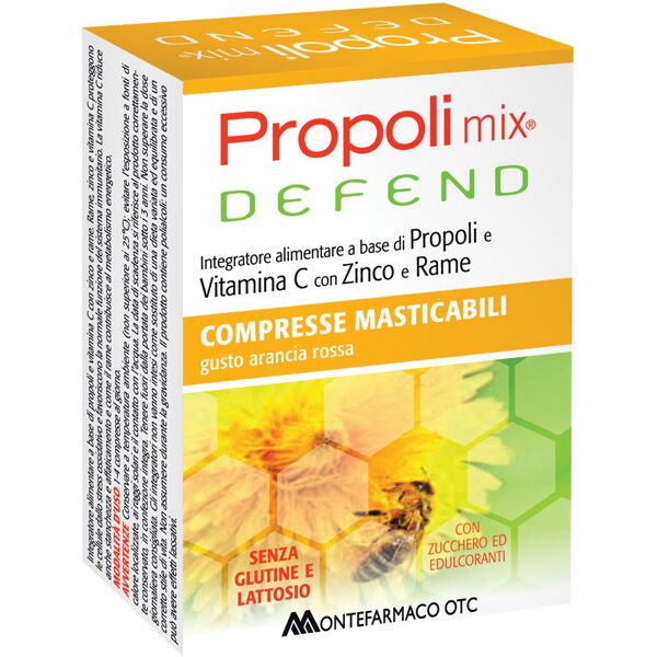 montefarmaco otc spa propoli mix defend 30 compresse adulti montefarmaco