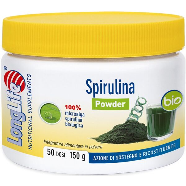 longlife srl longlife spirulina bio 50 dosi