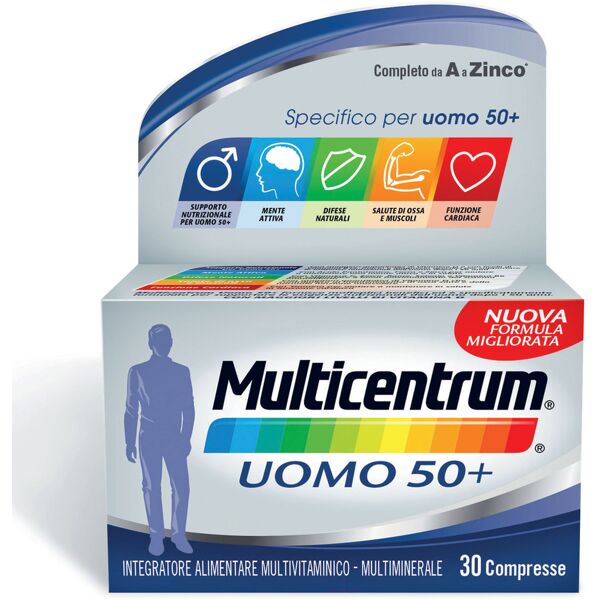 haleon italy srl multicentrum uomo 50+ multivitaminico 30 compresse