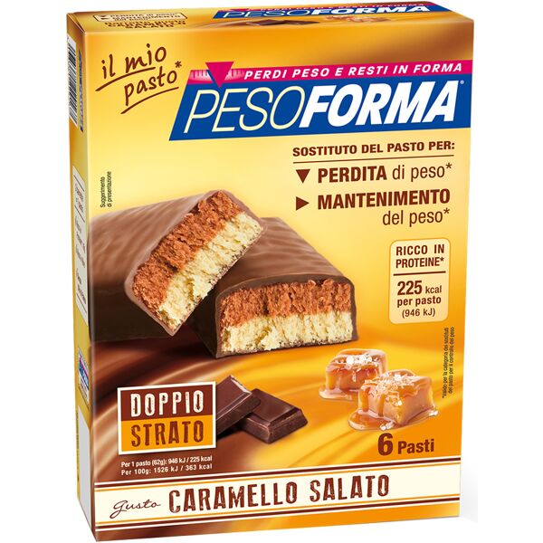 nutrition & sante' italia spa pesoforma barr.caram.salato6pz