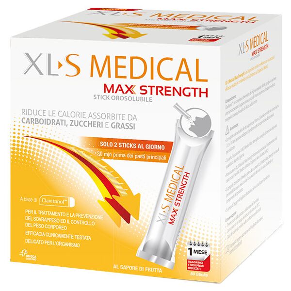 perrigo italia srl xls medical max strength 60 stick