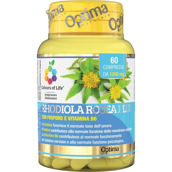 optima naturals srl rhodiola rosea plus 60 compresse